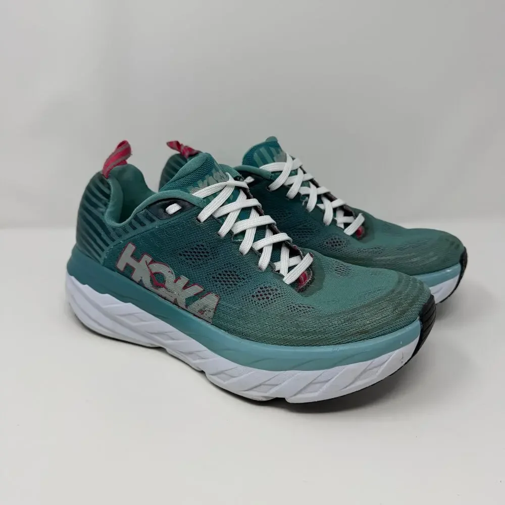 Hoka One One Bondi 6 Teal Running Shoes Women’s 9